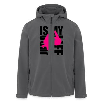 judo is my life - Recycelte Männer Softshell-Jacke von Stanley/Stella - Anthrazit - Vorne - AI Model Male 185 light (185cm)