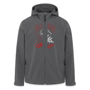 Chicano Style - Recycelte Männer Softshell-Jacke von Stanley/Stella - Anthrazit - Vorne - AI Model Male 185 light (185cm)