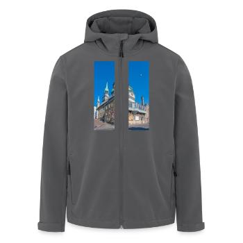 Notre Dame de Bon Secours Chapel, Montréal, Québec - Recycelte Männer Softshell-Jacke von Stanley/Stella - Anthrazit - Vorne - AI Model Male 185 light (185cm)