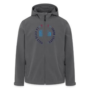 ROMA - Recycelte Männer Softshell-Jacke von Stanley/Stella - Anthrazit - Vorne - AI Model Male 185 light (185cm)