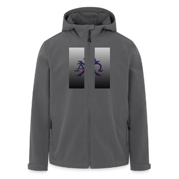 Alpha und Omega - Recycelte Männer Softshell-Jacke von Stanley/Stella - Anthrazit - Vorne - AI Model Male 185 light (185cm)