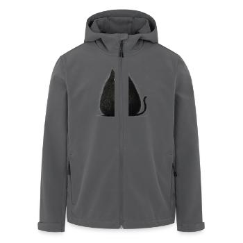 Feed Me Human, Katzenliebhaber Shirt, Taschen, Hemd, Tank - Recycelte Männer Softshell-Jacke von Stanley/Stella - Anthrazit - Vorne - AI Model Male 185 light (185cm)