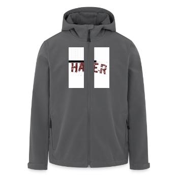 Hater - Recycelte Männer Softshell-Jacke von Stanley/Stella - Anthrazit - Vorne - AI Model Male 185 light (185cm)