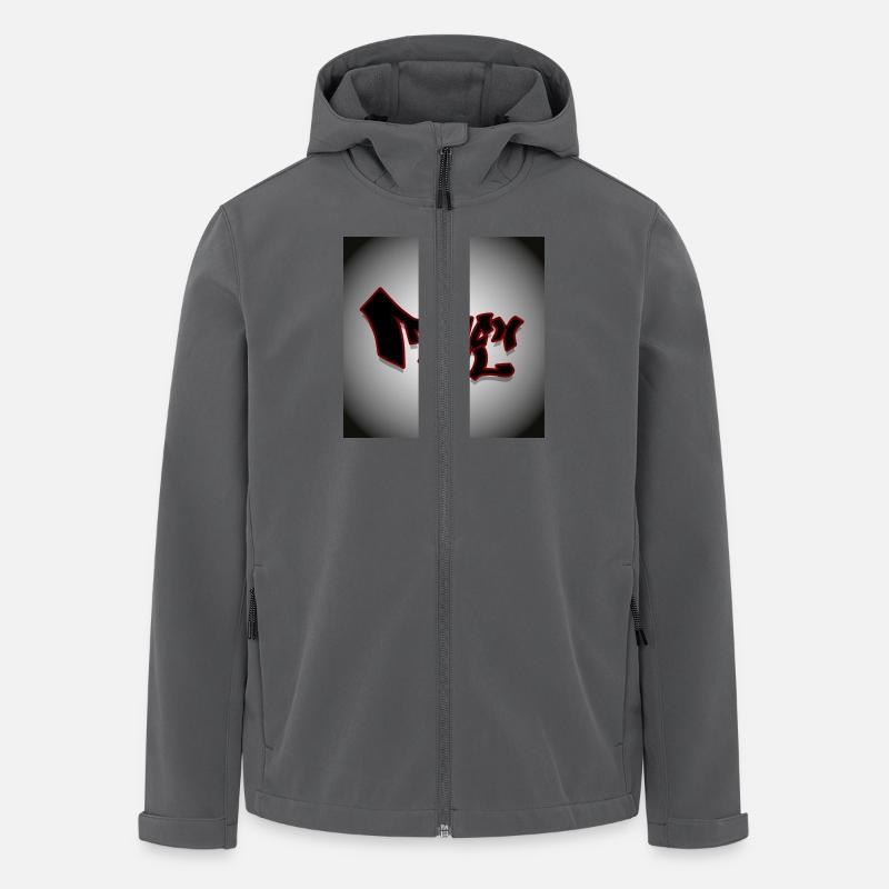 Mach mal - Recycelte Männer Softshell-Jacke von Stanley/Stella - Anthrazit