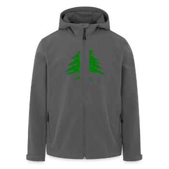 Libanon - Recycelte Männer Softshell-Jacke von Stanley/Stella - Anthrazit - Vorne - AI Model Male 185 light (185cm)