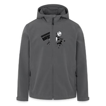 Vögel Nest Mit Vogel - Recycelte Männer Softshell-Jacke von Stanley/Stella - Anthrazit - Vorne - AI Model Male 185 light (185cm)
