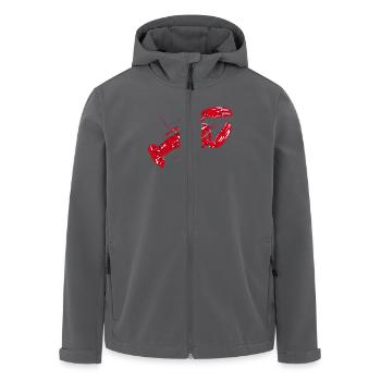 hummer - Recycelte Männer Softshell-Jacke von Stanley/Stella - Anthrazit - Vorne - AI Model Male 185 light (185cm)