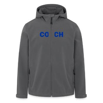 Coach - Recycelte Männer Softshell-Jacke von Stanley/Stella - Anthrazit - Vorne - AI Model Male 185 light (185cm)