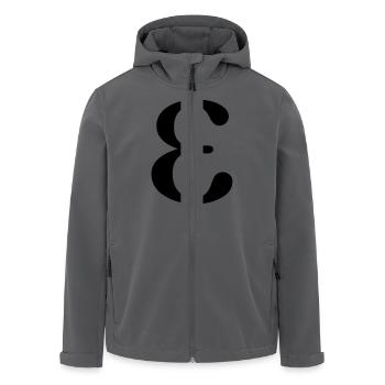 Epsilon griechischer Buchstabe - Recycelte Männer Softshell-Jacke von Stanley/Stella - Anthrazit - Vorne - AI Model Male 185 light (185cm)
