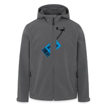 Made in Sweden - Recycelte Männer Softshell-Jacke von Stanley/Stella - Anthrazit - Vorne - AI Model Male 185 light (185cm)
