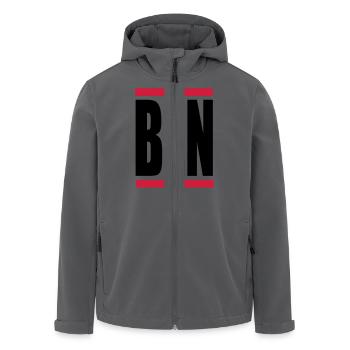 BLN Berlin - Recycelte Männer Softshell-Jacke von Stanley/Stella - Anthrazit - Vorne - AI Model Male 185 light (185cm)