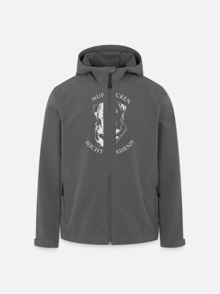 Rottweiler Nur gucken - Recycelte Männer Softshell-Jacke von Stanley/Stella - Anthrazit