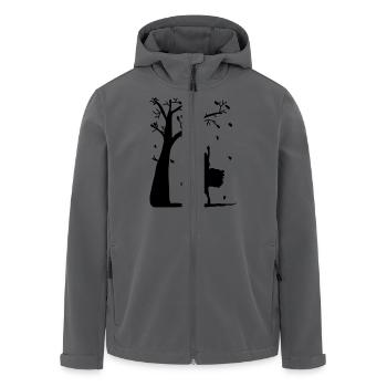 ballerina - Recycelte Männer Softshell-Jacke von Stanley/Stella - Anthrazit - Vorne - AI Model Male 185 light (185cm)