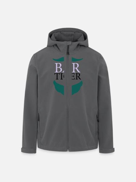 bar-tiger - BARTiger - Recycelte Männer Softshell-Jacke von Stanley/Stella - Anthrazit