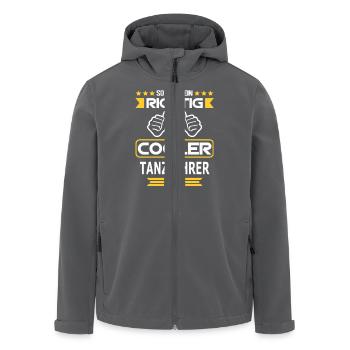 TANZLEHRER - Recycelte Männer Softshell-Jacke von Stanley/Stella - Anthrazit - Vorne - AI Model Male 185 light (185cm)