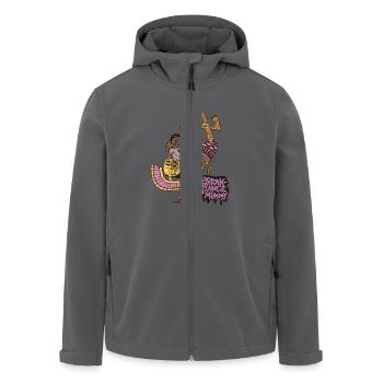 Breakdance Mummy - Recycelte Männer Softshell-Jacke von Stanley/Stella - Anthrazit - Vorne - AI Model Male 185 light (185cm)