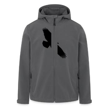 adler - Recycelte Männer Softshell-Jacke von Stanley/Stella - Anthrazit - Vorne - AI Model Male 185 light (185cm)