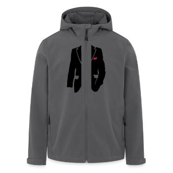 Anzug Geschäftsmann 2105 - Recycelte Männer Softshell-Jacke von Stanley/Stella - Anthrazit - Vorne - AI Model Male 185 light (185cm)