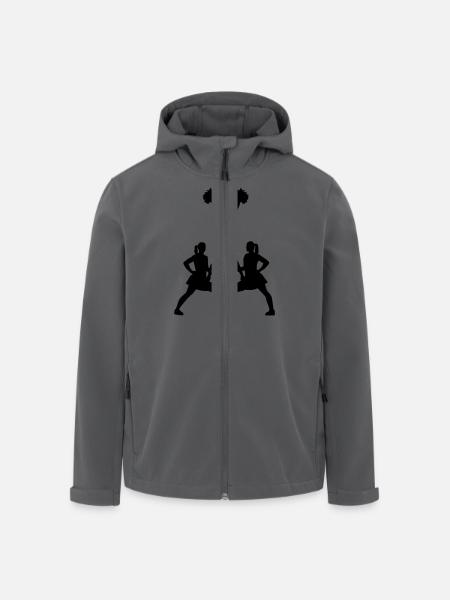 Cheerleader - Recycelte Männer Softshell-Jacke von Stanley/Stella - Anthrazit