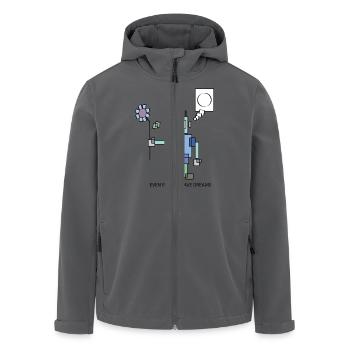 Roboter - Recycelte Männer Softshell-Jacke von Stanley/Stella - Anthrazit - Vorne - AI Model Male 185 light (185cm)