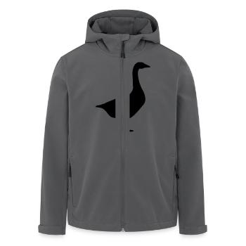 Gans - Recycelte Männer Softshell-Jacke von Stanley/Stella - Anthrazit - Vorne - AI Model Male 185 light (185cm)