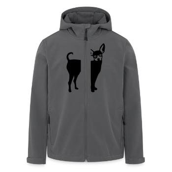 Prager Rattler - Recycelte Männer Softshell-Jacke von Stanley/Stella - Anthrazit - Vorne - AI Model Male 185 light (185cm)