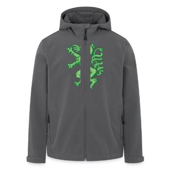 steirischer Panther Wappen Steiermark Geschenk - Recycelte Männer Softshell-Jacke von Stanley/Stella - Anthrazit - Vorne - AI Model Male 185 light (185cm)