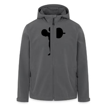 girl weights fitness - Recycelte Männer Softshell-Jacke von Stanley/Stella - Anthrazit - Vorne - AI Model Male 185 light (185cm)