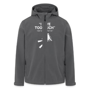 I Dive Too Much Scuba Diving - Recycelte Männer Softshell-Jacke von Stanley/Stella - Anthrazit - Vorne - AI Model Male 185 light (185cm)