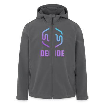 Drucke für Musikliebhaber, Musik, trendy - Recycelte Männer Softshell-Jacke von Stanley/Stella - Anthrazit - Vorne - AI Model Male 185 light (185cm)