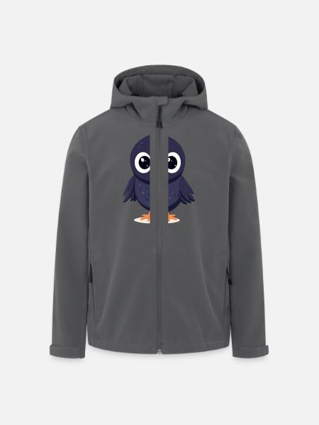 Little Raven - Men’s Recycled Softshell Jacket by Stanley/Stella - anthracite