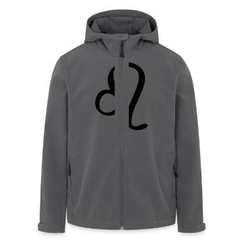 Löwe Sternzeichen - Recycelte Männer Softshell-Jacke von Stanley/Stella - Anthrazit - Vorne - AI Model Male 185 light (185cm)