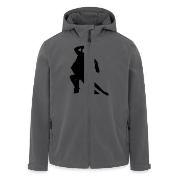 Tanzen - Recycelte Männer Softshell-Jacke von Stanley/Stella - Anthrazit - Vorne - AI Model Male 185 light (185cm)