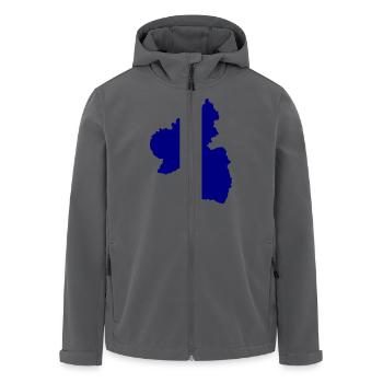 Rheinland Pfalz - Recycelte Männer Softshell-Jacke von Stanley/Stella - Anthrazit - Vorne - AI Model Male 185 light (185cm)
