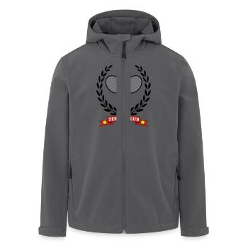 tennis - Recycelte Männer Softshell-Jacke von Stanley/Stella - Anthrazit - Vorne - AI Model Male 185 light (185cm)