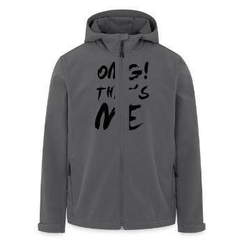 OH MEIN GOTT! DAS BIN ICH! - Recycelte Männer Softshell-Jacke von Stanley/Stella - Anthrazit - Vorne - AI Model Male 185 light (185cm)