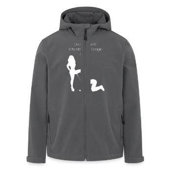 Königin - Recycelte Männer Softshell-Jacke von Stanley/Stella - Anthrazit - Vorne - AI Model Male 185 light (185cm)