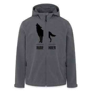 Rudelführer - Recycelte Männer Softshell-Jacke von Stanley/Stella - Anthrazit - Vorne - AI Model Male 185 light (185cm)