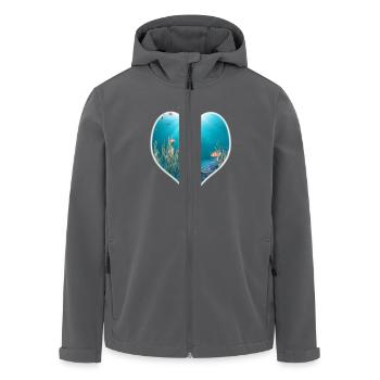 Little Mermaid 1 - Recycelte Männer Softshell-Jacke von Stanley/Stella - Anthrazit - Vorne - AI Model Male 185 light (185cm)