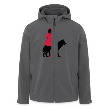 Rotkäppchen - Recycelte Männer Softshell-Jacke von Stanley/Stella - Anthrazit - Vorne - AI Model Male 185 light (185cm)