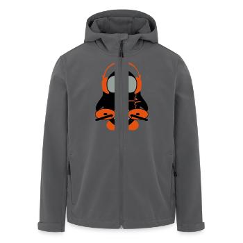 dj penguin - Recycelte Männer Softshell-Jacke von Stanley/Stella - Anthrazit - Vorne - AI Model Male 185 light (185cm)