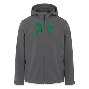 Palme - Recycelte Männer Softshell-Jacke von Stanley/Stella - Anthrazit - Vorne - AI Model Male 185 light (185cm)