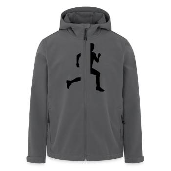 Laufen - Recycelte Männer Softshell-Jacke von Stanley/Stella - Anthrazit - Vorne - AI Model Male 185 light (185cm)