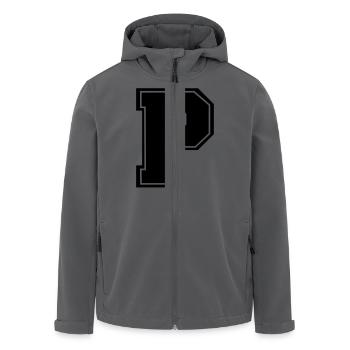 p - Recycelte Männer Softshell-Jacke von Stanley/Stella - Anthrazit - Vorne - AI Model Male 185 light (185cm)