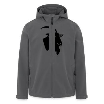 Ziege - Recycelte Männer Softshell-Jacke von Stanley/Stella - Anthrazit - Vorne - AI Model Male 185 light (185cm)