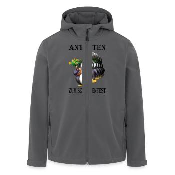 Antreten zum Schützenfest - Recycelte Männer Softshell-Jacke von Stanley/Stella - Anthrazit - Vorne - AI Model Male 185 light (185cm)