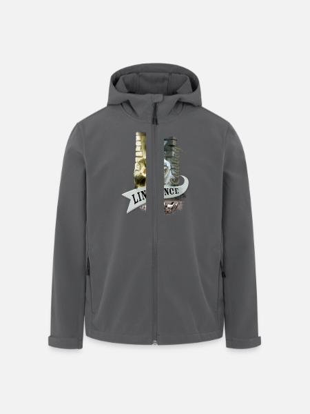 kl_linedance56 - Recycelte Männer Softshell-Jacke von Stanley/Stella - Anthrazit