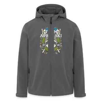Apres Ski T Shirt Team Apres Ski - Recycelte Männer Softshell-Jacke von Stanley/Stella - Anthrazit - Vorne - AI Model Male 185 light (185cm)