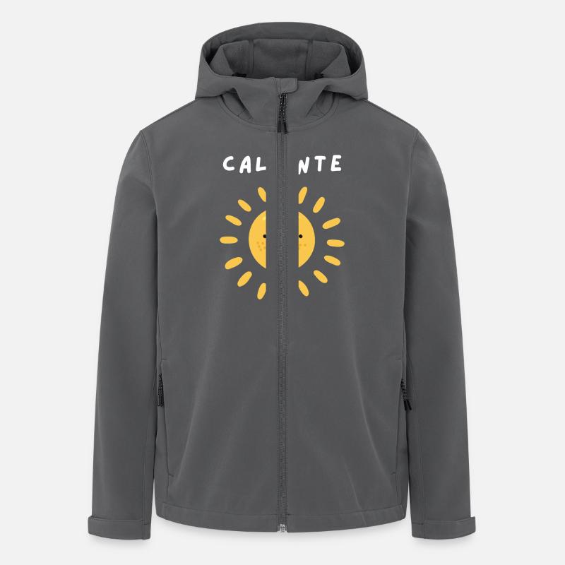 Caliente sun 3, hot summer - Men’s Recycled Softshell Jacket by Stanley/Stella - anthracite