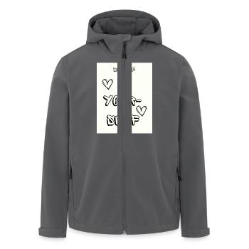 Believe in yourself - Recycelte Männer Softshell-Jacke von Stanley/Stella - Anthrazit - Vorne - AI Model Male 185 light (185cm)